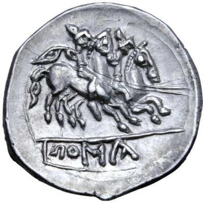 Denarius Imitation of Roman Republic Denarius 200 BC - 101 BC back