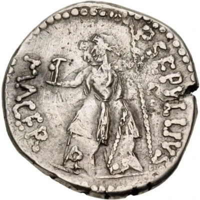 Denarius - Imitation of Roman Republic Denarius 44 BC back