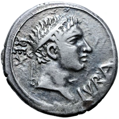 Denarius - Juba II Caesarea front