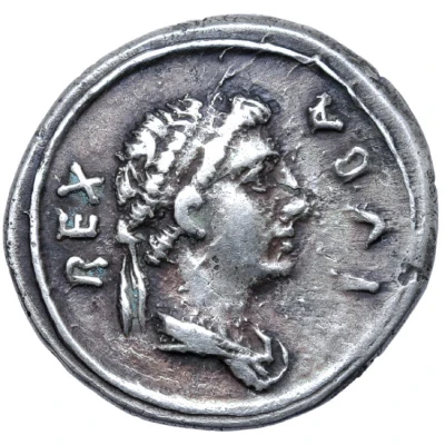 Denarius - Juba II Caesarea front