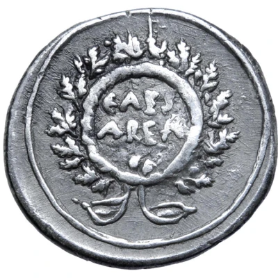 Denarius - Juba II Caesarea 25 BC - 24 AD back