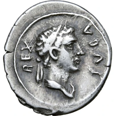 Denarius - Juba II Caesarea front