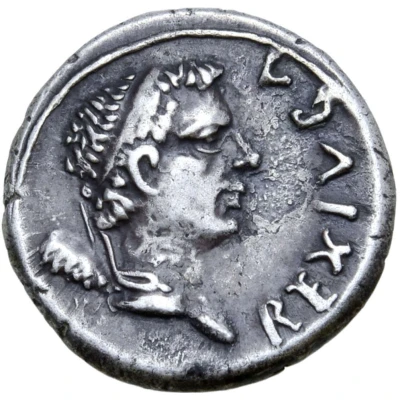 Denarius - Juba II Caesarea front