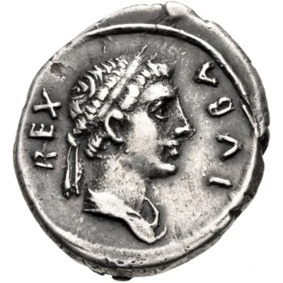 Denarius - Juba II Caesarea front