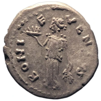 Denarius - Julia Domna BONI EVENTVS; Bonus Eventus back