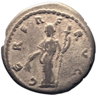 Denarius - Julia Domna CERER FRVG; Ceres back