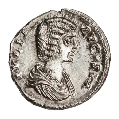 Denarius - Julia Domna CERERI FRVGIF; Ceres front