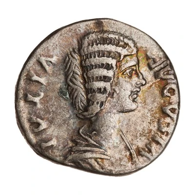 Denarius - Julia Domna DIANA LVCIFERA; Diana front