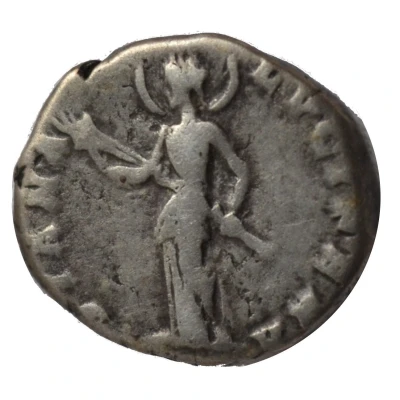 Denarius - Julia Domna DIANA LVCIFERA; Diana back