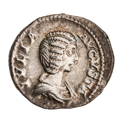 Denarius - Julia Domna FORTVNAE FELICI; Fortuna front