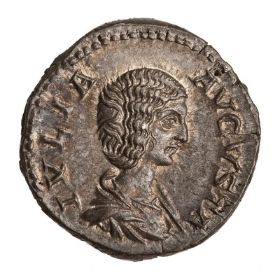 Denarius - Julia Domna FORTVNAE FELICI; Fortuna front