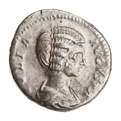 Denarius - Julia Domna HILARITAS; Hilaritas front