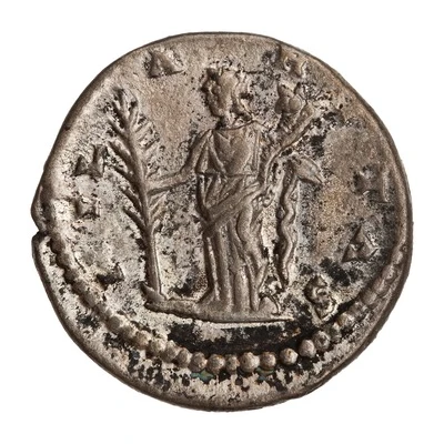 Denarius - Julia Domna HILARITAS; Hilaritas back