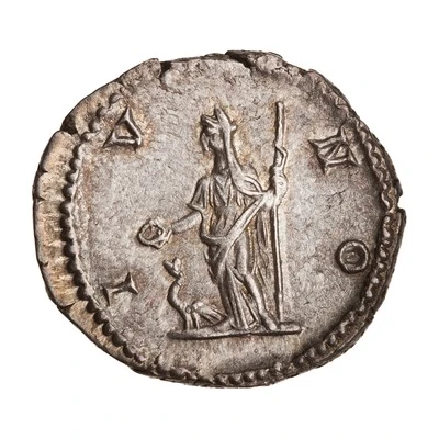 Denarius - Julia Domna IVNO; Juno back