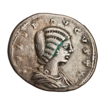 Denarius - Julia Domna LAETITIA; Laetitia front