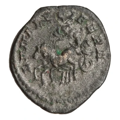 Denarius - Julia Domna LVNA LVCIFERA; Luna and Diana back