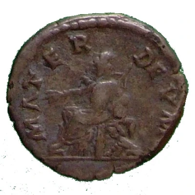 Denarius - Julia Domna MATER DEVM; Cybele back