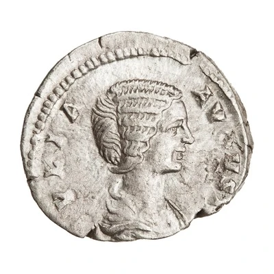 Denarius - Julia Domna MATER DEVM; Cybele front