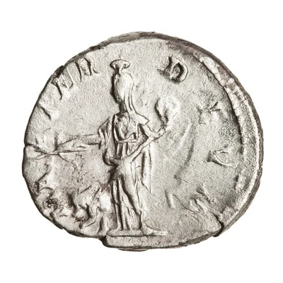 Denarius - Julia Domna MATER DEVM; Cybele back