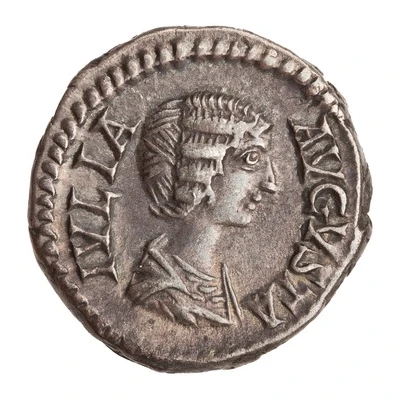 Denarius - Julia Domna PIETAS AVGG; Pietas front