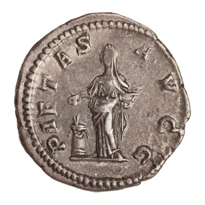 Denarius - Julia Domna PIETAS AVGG; Pietas back
