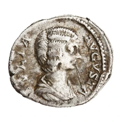 Denarius - Julia Domna PIETAS PVBLICA; Pietas front