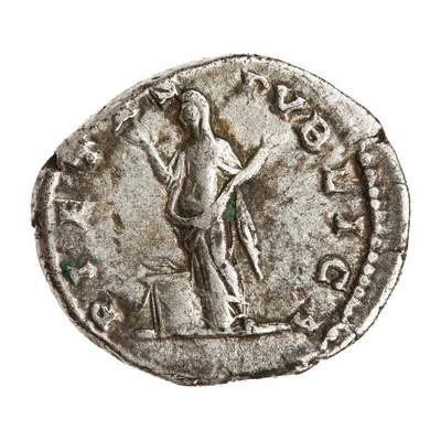 Denarius - Julia Domna PIETAS PVBLICA; Pietas back