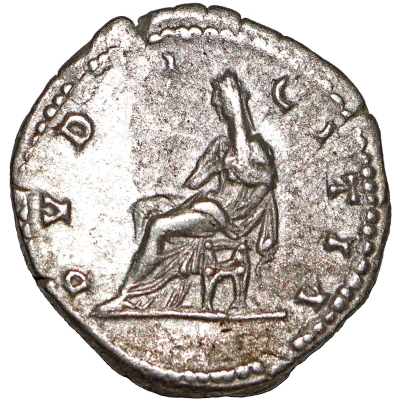 Denarius - Julia Domna PVDICITIA; Pudicitia back