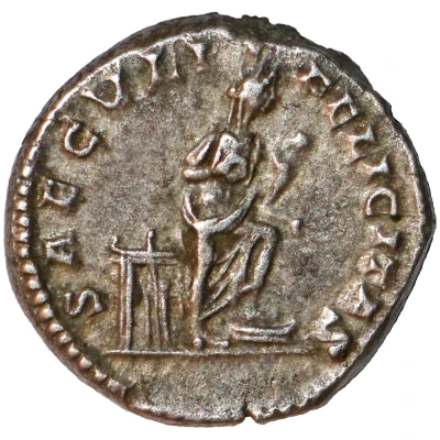 Denarius - Julia Domna SAECVLI FELICITAS; Isis and Horus back