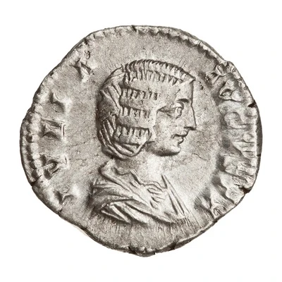 Denarius - Julia Domna VENERI GENETRICI; Venus front