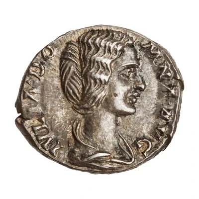 Denarius - Julia Domna VENERI VICTR; Venus front
