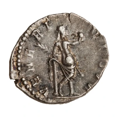 Denarius - Julia Domna VENERI VICTR; Venus back