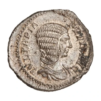 Denarius - Julia Domna VENVS GENETRIX; Venus front