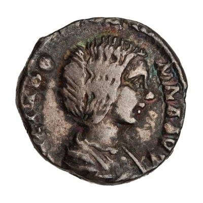 Denarius - Julia Domna VESTA; Vesta front
