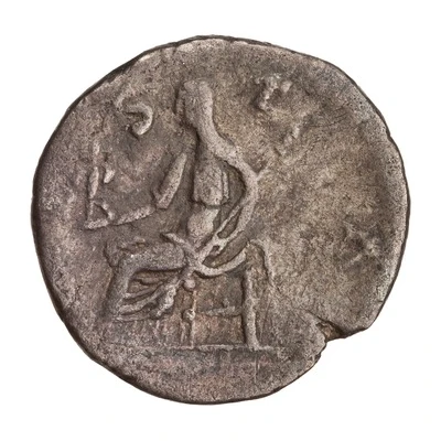 Denarius - Julia Domna VESTA; Vesta back