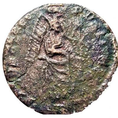 Denarius - Julia Domna VICTOR IVST AV; Victory back