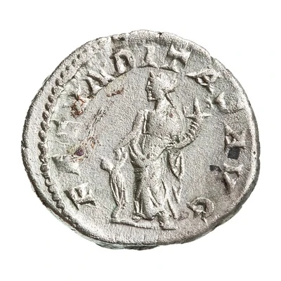 Denarius - Julia Maesa FECVNDITAS AVG; Fecunditas back