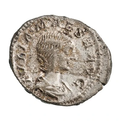 Denarius - Julia Maesa PIETAS AVG; Pietas front