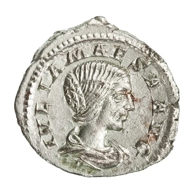 Denarius - Julia Maesa PIETAS AVG; Pietas front