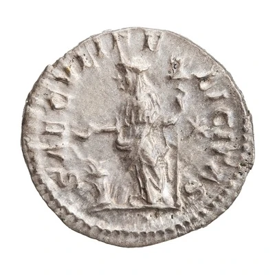 Denarius - Julia Maesa SAECVLI FELICITAS; Felicitas back