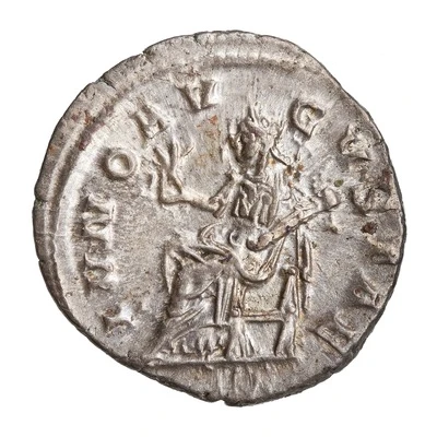 Denarius - Julia Mamaea IVNO AVGVSTAE; Juno back