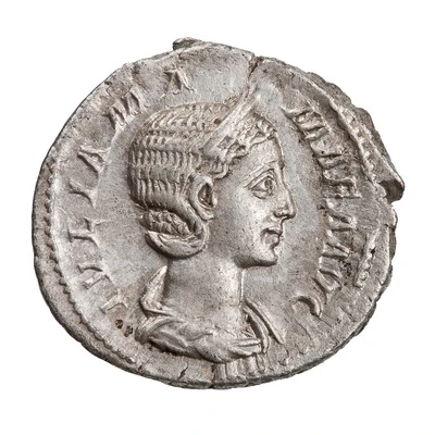 Denarius - Julia Mamaea VENVS GENETRIX; Cupid and Venus front
