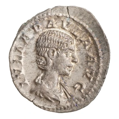 Denarius - Julia Paula VENVS GENETRIX; Venus front