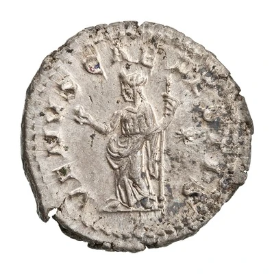 Denarius - Julia Soaemias VENVS CAELESTIS; Venus back