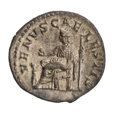 Denarius - Julia Soaemias VENVS CAELESTIS; Venus back