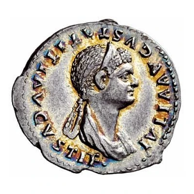 Denarius - Julia Titi VENVS AVG; Venus front