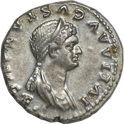Denarius - Julia Titi VENVS AVG; Venus front