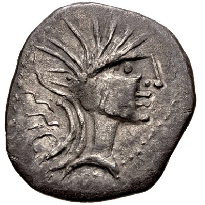 Denarius Jupiter 75 BC - 1 BC front