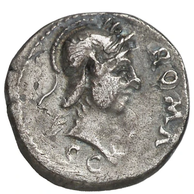 Denarius L CLODI MACRI; Roma front