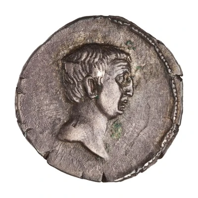 Denarius - Livineius Regulus IMP CAES TRAIAN AVG GER DAC P P REST L LIVINEIVS REGVLVS front